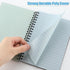 Eaasty 6 Pack Spiral Notebook, 5 x 7 Inch, College Ruled, 80 Sheets/Pack, Colored Paper, Memo Books for School Office