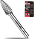 HAUTMEC Tungsten Carbide Rotary Burr Bit – 1/4" Shank, Double Cut Rotary File for Die Grinder, Professional Grade