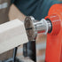 3" Woodworking Lathe Faceplate with Screw Chuck, Includes Two Nylon Washers for 1" x 8TPI Spindle