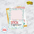 Modern Teacher Sticky Note Pads, 3" x 4" Education Sticky Notes, Set of 6 Pads, Empowering Quotes Teacher Gift