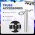 Tandefio 30 Sets Heavy Duty Cotter Pins Assortment Kit with R Clip for Hitch Lock Systems and Truss Accessories