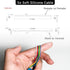 Test Lead Set, Mini Grabber Test Hook Clips Silicone Jumper Wires for Electrical Testing, 60 V, 3A (18PCS)