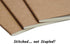 Wanderings Blank Passport Size Travelers Notebook Inserts, 3.5" x 5", 80gsm Paper, 3 Booklets