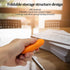 Mini Stapler, Compact Office Miniature Portable Stapler, Reliable Performance for Home School Students (Orange)