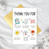 Supoeguk Cute Thank You Card for Doctor Nurse, Funny Healthcare Worker Appreciation Cards Gifts, Medical Staff