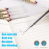 Premium Black Gel Pens, 0.5mm Extra Fine Point, Smooth Writing Ballpoint Pens for School Stationery Supply (12 Packs)