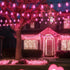 26Ft ST38 LAMPHOME Outdoor String Lights, Pink Patio Lights, Connectable Waterproof Shatterproof LED String Lights