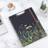 Rimilak Spiral Clipboard Folio, Refillable Lined Notepad, 14.5 x 9.8 Inch, Hardcover Clipboards with 5 Pockets, Daisy