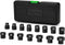 TecoTek 15-Piece 1/2-Inch Drive Metric Low Profile Impact Socket Set, Stubby Socket