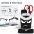FINTIE Plush Lined Eyeglasses Holder, Glasses Stand Case, Anti-scratch Glasses Storage Organizer for Desk, Nightstand