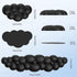 Set, TECKNET Cloud Keyboard Wrist Rest Cloud Wrist Rest with Non-Slip Base, PU Leather Wrist Pad for Keyboard