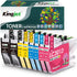Kingjet LC3013 Ink Cartridges, 8 Pack Compatible for Brother LC3013 LC3011 Printers