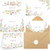 Lemicin 100 Packs Wildflower Thank You Cards with Envelopes -4x6 Inches Thank You