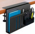Desk Side Storage, Steel Side Desk Organizer, Clamp on Laptop Mount with