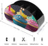 JTREHY 5 Colorful Happy Birthday Cupcakes Remote Control Holder Compartments Remote Caddy Tray PU Leather TV Remoter