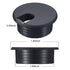SATINIOR 10 Packs Desk Cable Wire Grommet Cord, PC Computer Desk Plastic Grommet, Tidy Cable Hole Cover Organizers (1.5