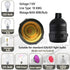 10 1 Pack E26 E27 Feet Waterproof Wire Electric Light Socket, Outdoor Black Plug in Pendant Light, Socket for Vintage