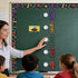 5 5 VIHOSE Voice Level Chart for Classroom, Crayon Style Magnetic Noise Level Rules Sign Poster with Number Signs & LED