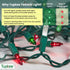 16 100 Bulbs 24.75 Christmas LED Random Twinkle Lights - of Twinkle - LED Red, Green, and Cool White Christmas Tree