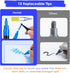 maxtek Neon Dry Erase Markers Fine Tip, Liquid Chalk Markers for Chalkboard, Glass, 1mm Fine Point
