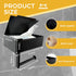 Baooery Toilet Paper Holder with Shelf, Toilet Paper and Wipes Holder, Wipes Dispenser and Storage, Stainless Steel
