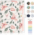 Sooez Cute Accordion File Organizer, 5 Pocket Floral Travel Expanding Folder for Important Documents