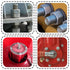 60 Pcs M6x15mm Stainless Steel Flat Head Hex Socket Cap Bolts Screws, Countersunk Connector Fastener