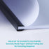 Binditek 100 Pack Clear Report Covers with Sliding Bars, 9mm Sliding Bar File Folder, 50 Sheet Capacity, Letter Size,