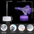 Deal Best F-22 3D Raptor Model Fighter Jet Plane Illusion Lamp Airplane Bedroom Decor Night Light Remote Gifts