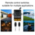 Feloako 120V 110V-240V 30A 328ft Remote Control Switch Wireless,AC RF Relay Switch Kit for Garage