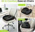 Tailbone AUVON Innovative Donut Pillow Hemorrhoids Scientific Center Hole and Cutout, Orthopedic Pain Relief Donut Seat