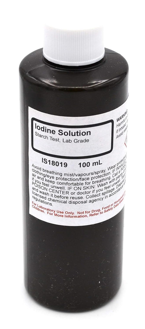 Innovating Science Laboratory-Grade Iodine Solution, 100mL - Curated Chemical Collection