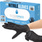 Disposable Nitrile Gloves, Latex and Powder Free, Food Safe Cooking Gloves - Black
