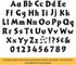 Barker Creek 4" Black Tie Affair Letter Pop-Outs, Classy Black Designer Letters for Bulletin Boards, Displays, and