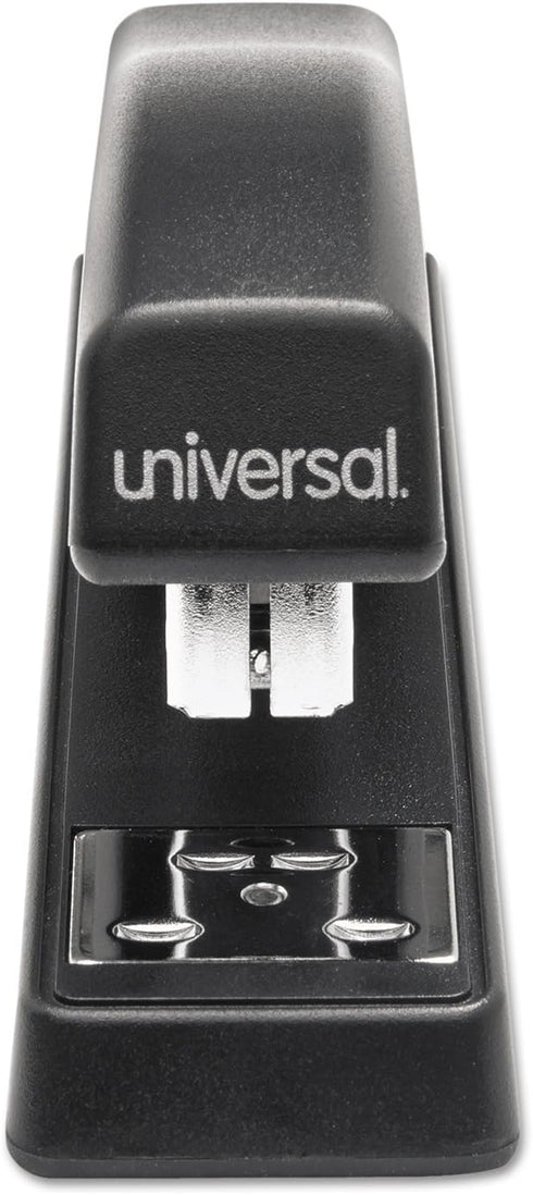 Universal 43118 Economy Full-Strip Stapler, 20-Sheet Capacity, 3-Inch Throat, Black