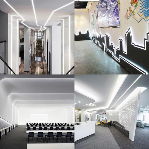 24V 32.8ft/10M 6000K 2400LEDs 2835SMD 160W 11000LM IP20 Double Row LED Strip Light Cool White High Brightness