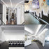 24V 32.8ft/10M 6000K 2400LEDs 2835SMD 160W 11000LM IP20 Double Row LED Strip Light Cool White High Brightness