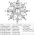 19 In 1 Incredible Tool - Easy N Genius, FEX 18-in-1 Stainless Steel Snowflakes Multi-Tool