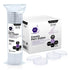 MED PRIDE Slippable Petri Dishes, Sterile Petri Dishes with Lids, 90mm x 15mm for Science, Biology, Blood Tests (25)