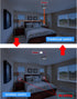 328Ft GLOBELEC Self-Powered Wireless Light Kit,No Battery Required,Mini Remote Control Switch with RF Range Wall Light