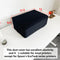 COCOBOW Universal Elastic Waterproof Printer Dust Cover - Minimalist Black Stretch Fabric Protector with Drawstring