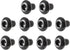 uxcell M3x4mm Thread Button Head Hex Socket Cap Screw Bolt - 100pcs