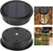 2 PCS Upgraded Solar Light Replacement Top for Outdoor Hanging Lanterns, 4.13 inch Warm White LED Solar Panel Lantern