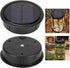 2 PCS Upgraded Solar Light Replacement Top for Outdoor Hanging Lanterns, 4.13 inch Warm White LED Solar Panel Lantern