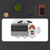 GENERIC Ghost & Coffee Desk Mat - Halloween Office Decor, Cute Haunted Desk, Unique Work from Home Gift, Large Gaming