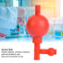 Lab Rubber Suction Bulb, 3 Openings Quantitative Pipette Filler, Elastic Rubber for Industrial Agricultural Laboratories
