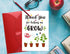 Teacher Appreciation Card - Teacher Thank You Card with Envelope Thank You for Helping Grow Cards from Studen End