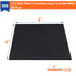 MAGZO 20Pcs Adhesive Foam Padding 1/16 in Thick X 4 in X 4 in, Black Anti Vibration Pads