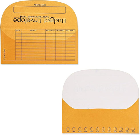 Juvale 96 Pack Bulk Budget Envelopes for Cash System, 12 Colors, Money Saving Challenge, 6.5 x 3 In