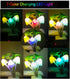 4Pack AUSAYE Sensor LED Plug in Night Light for Adults Kids , Color Changing Cute Mushroom Flower Wall Lamp